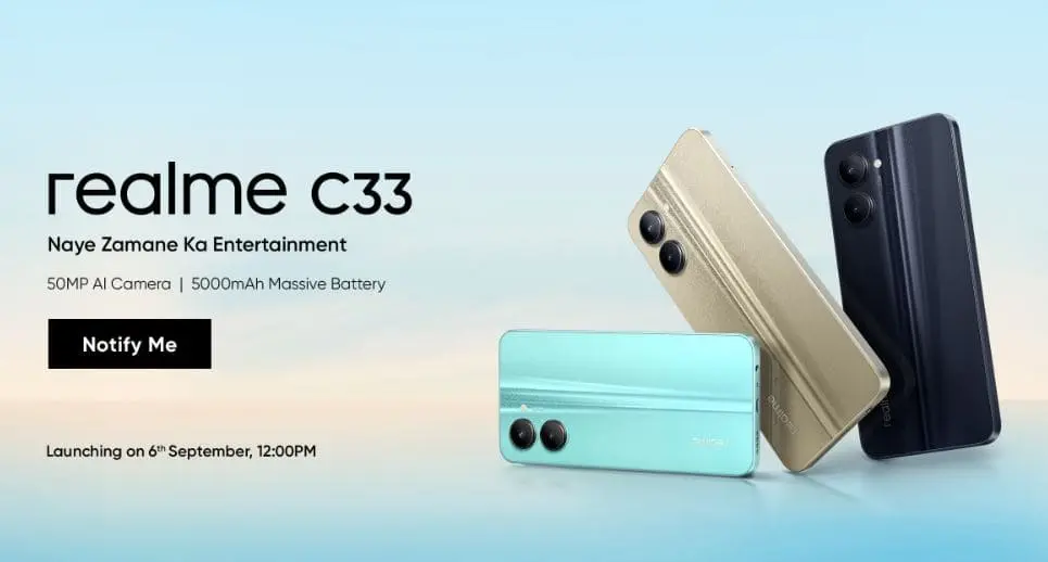Realme-C33-launching-on-6-september
